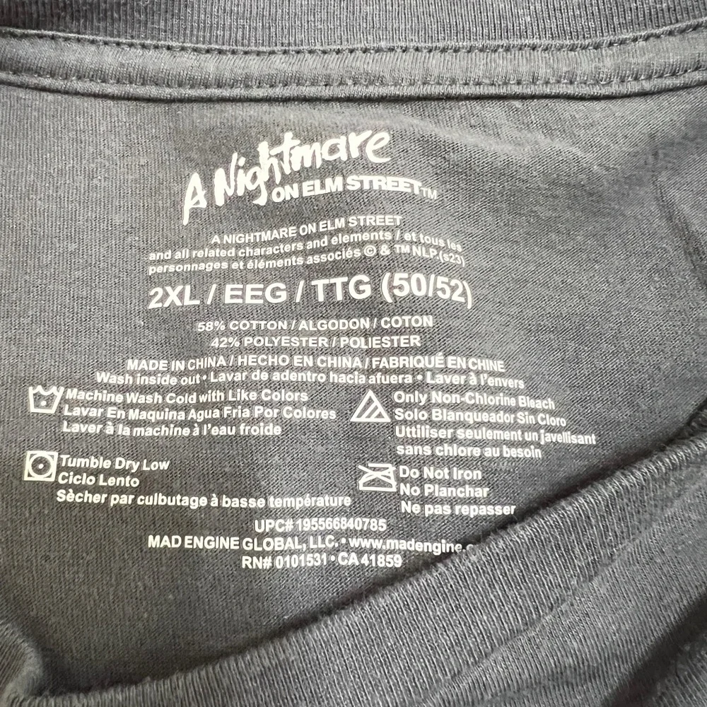 A Nightmare on Elm Street Short Sleeve Graphic Tee - Picture 3 of 3